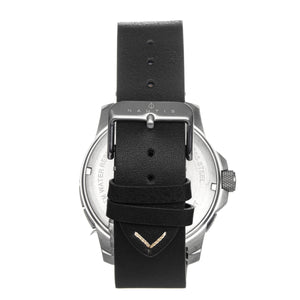 Nautis Dive Pro 200 Leather-Band Watch w/Date - Black/White - GL1909-B