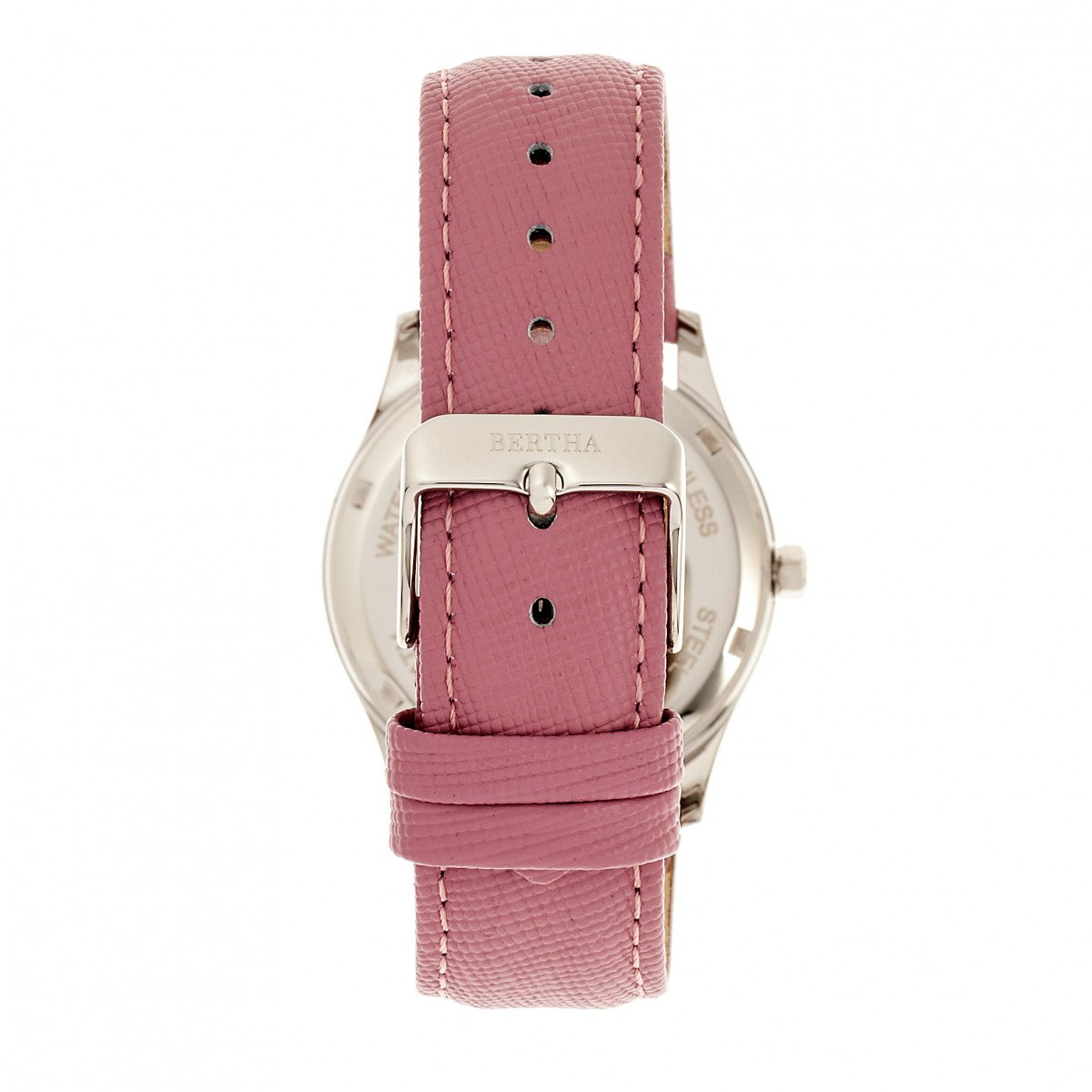 Bertha Sadie Mother-of-Pearl Leather-Band Watch - Pink - BTHBR8402