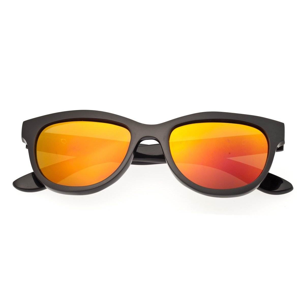 Bertha Carly Buffalo-Horn Polarized Sunglasses - Black/Gold - BRSBR009B