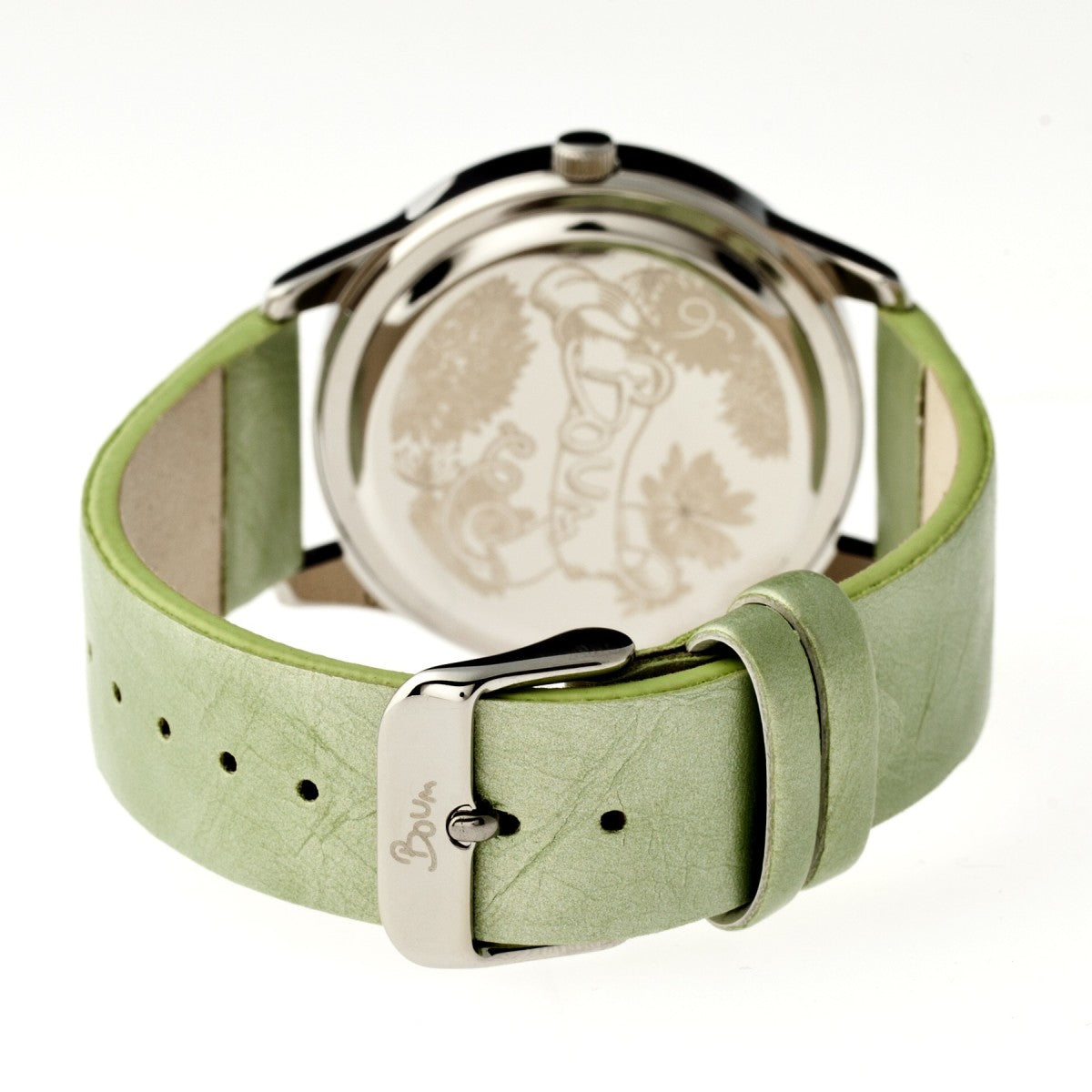 Boum Clique Crystal-Dial Ladies Bracelet Watch - Silver/Mint - BOUBM2501