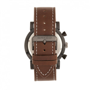 Breed Ryker Chronograph Leather-Band Watch w/Date - Brown/Camel - BRD8205