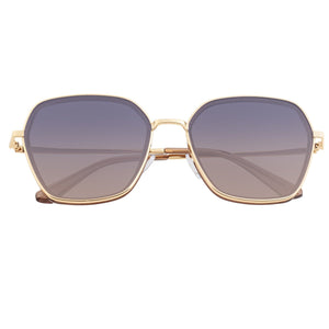 Bertha Emilia Polarized Sunglasses - Gold/Brown - BRSBR037BN