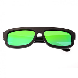 Earth Wood Daytona Polarized Sunglasses - Espresso/Green - ESG025E