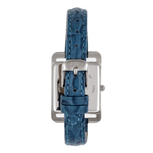 Bertha Marisol Swiss MOP Leather-Band Watch - Blue - BTHBR6901