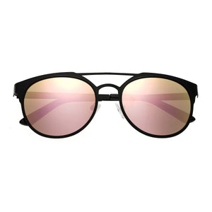 Breed Mensa Titanium Polarized Sunglasses - Black/Rose Gold - BSG037BK