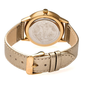 Boum Dimanche Leather-Strap Watch - Gold - BOUBM4602