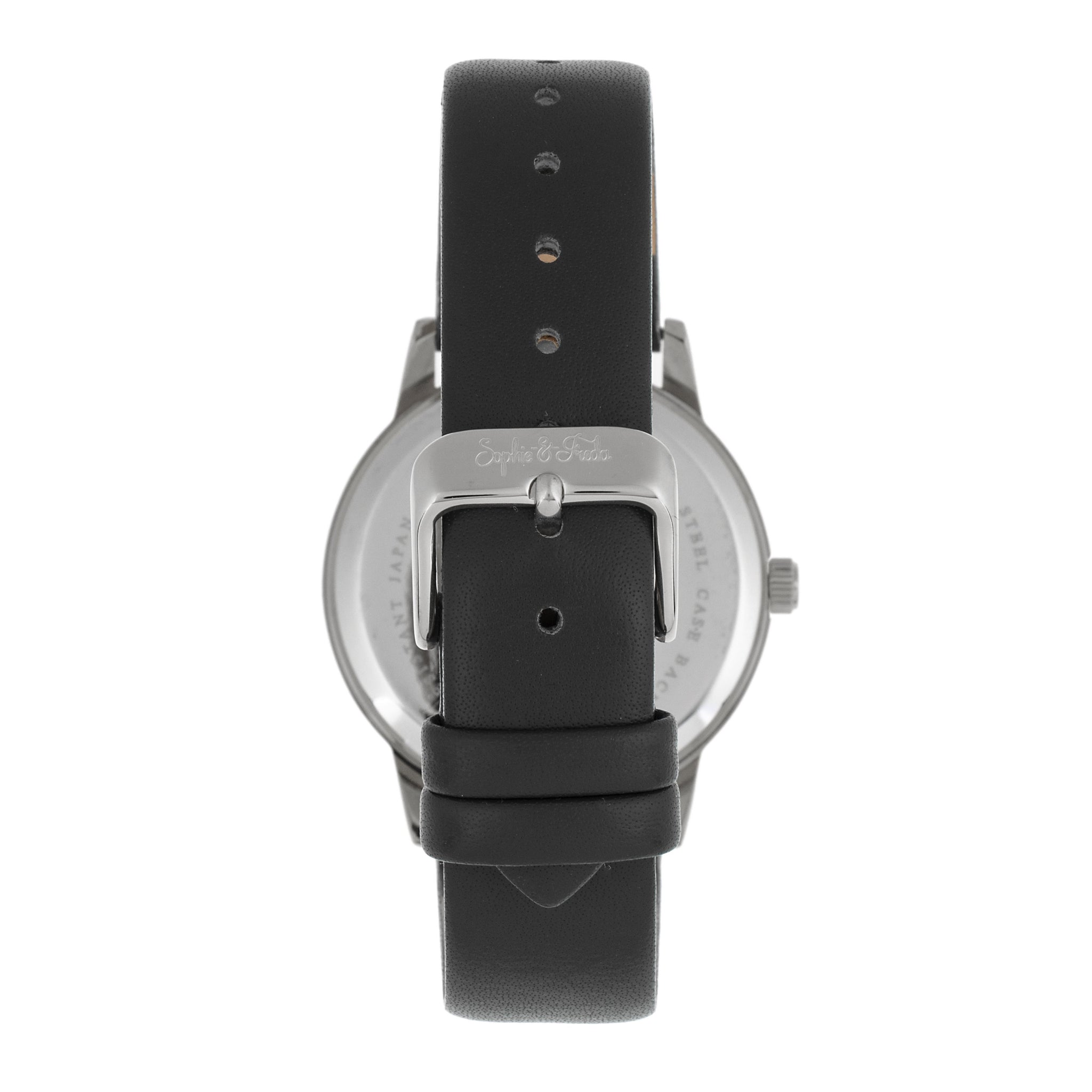 Sophie and Freda San Diego Leather-Band Watch - Black - SAFSF5101