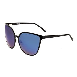 Bertha Ophelia Polarized Sunglasses - Black/Purple-Blue - BRSBR019B