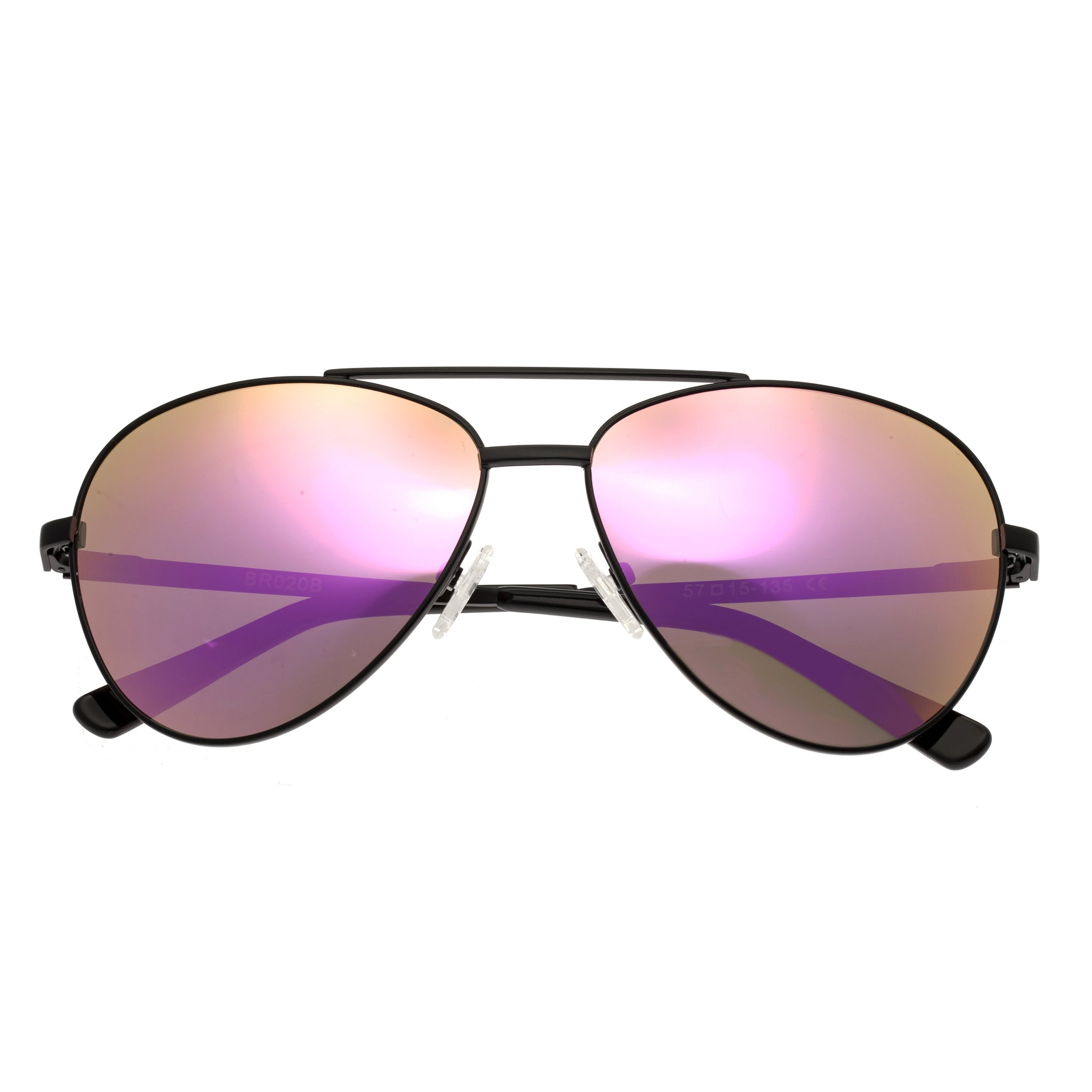 Bertha Bianca Polarized Sunglasses - Black/Pink - BRSBR020B