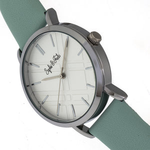 Sophie and Freda Budapest Leather-Band Watch - Teal - SAFSF5001
