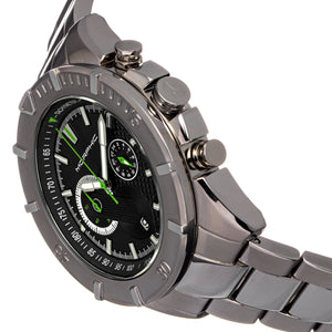 Morphic M94 Series Chronograph Bracelet Watch w/Date - Black - MPH9403