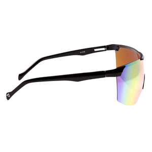 Sixty One Shore Polarized Sunglasses - Black/Rose Gold - Rainbow - SIXS131BL