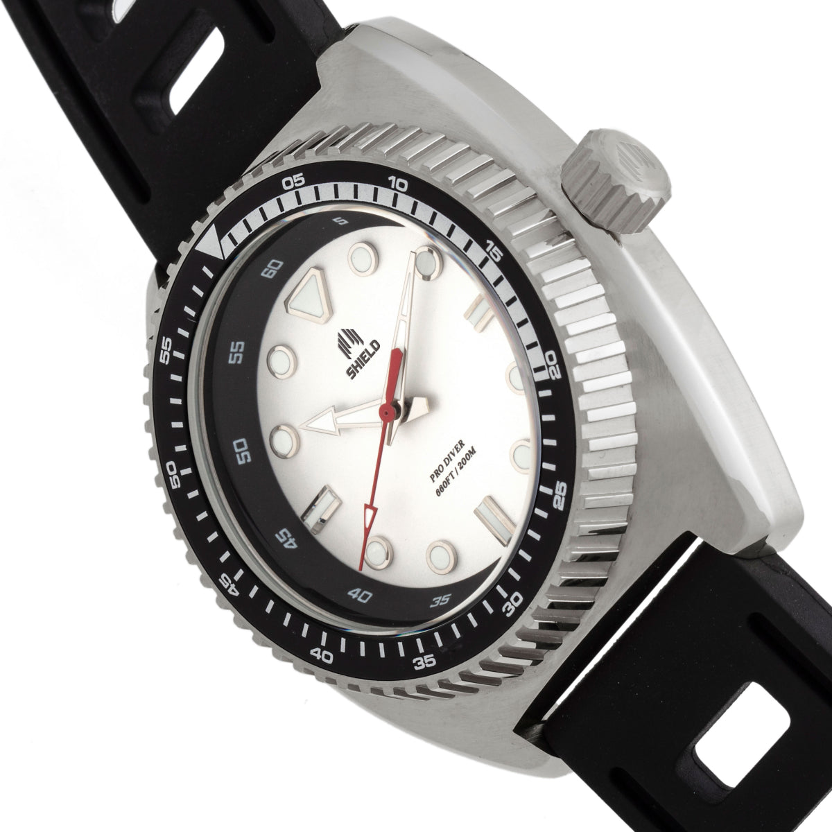 Shield Dreyer Men's Diver Strap Watch - Silver - SLDSH107-1