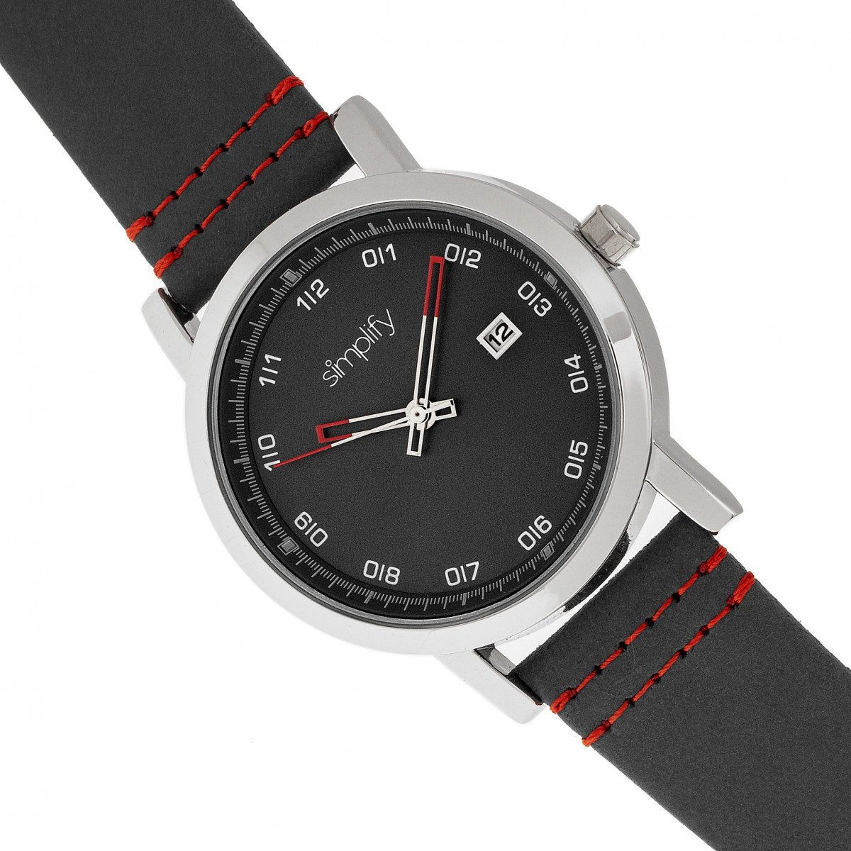 Simplify The 5300 Strap Watch - Silver/Black - SIM5302