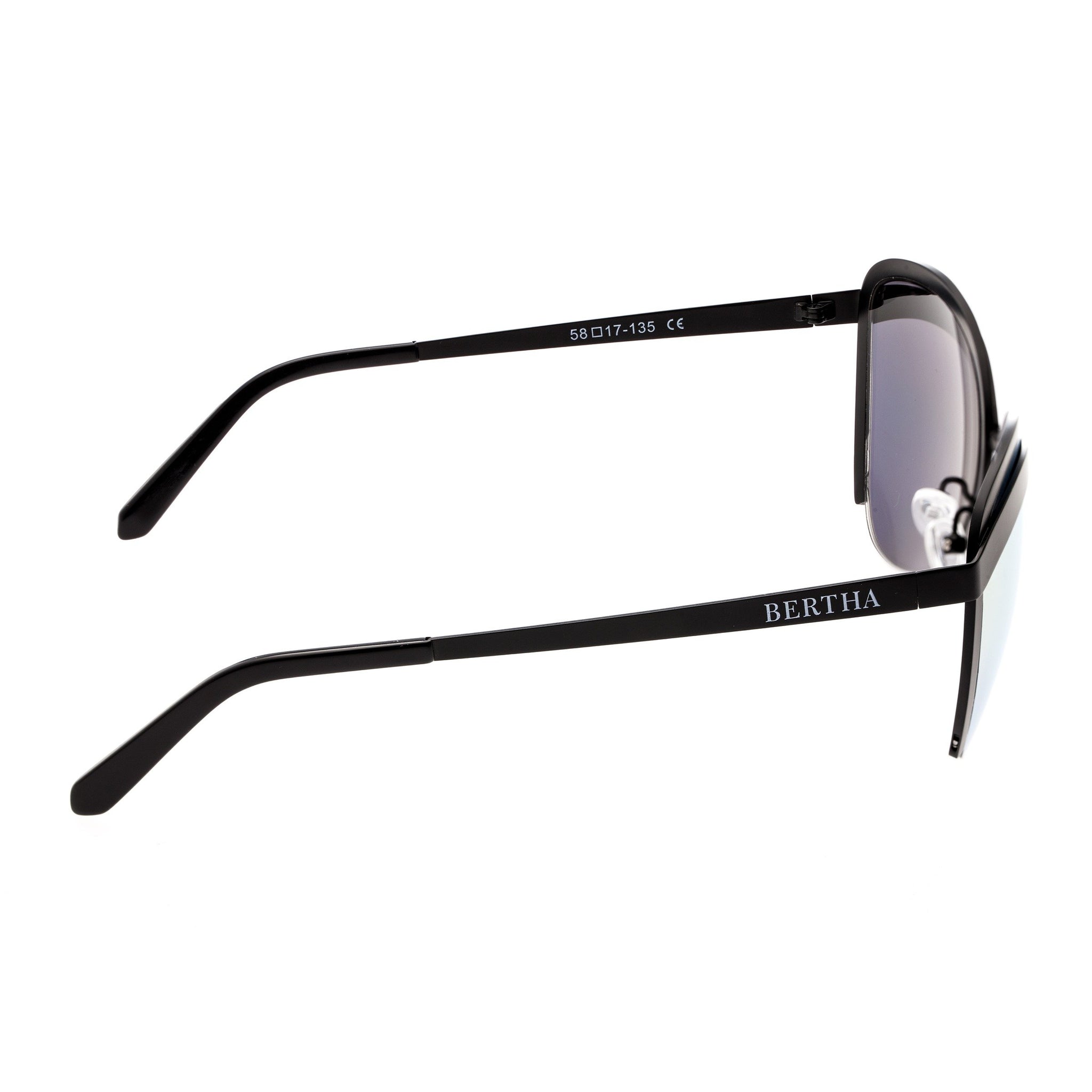 Bertha Aubree Polarized Sunglasses - Black/Yellow - BRSBR017B