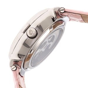 Empress Francesca Automatic MOP Leather-Band Watch - Light Pink - EMPEM2202
