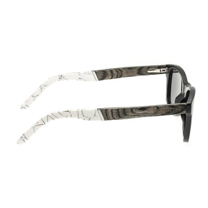 Earth Wood El Nido Polarized Sunglasses - Black/Black - ESG070B