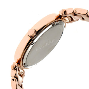 Bertha Elizabeth Unique Bezel Bracelet Watch - Rose Gold/Powder Blue - BTHBR6603