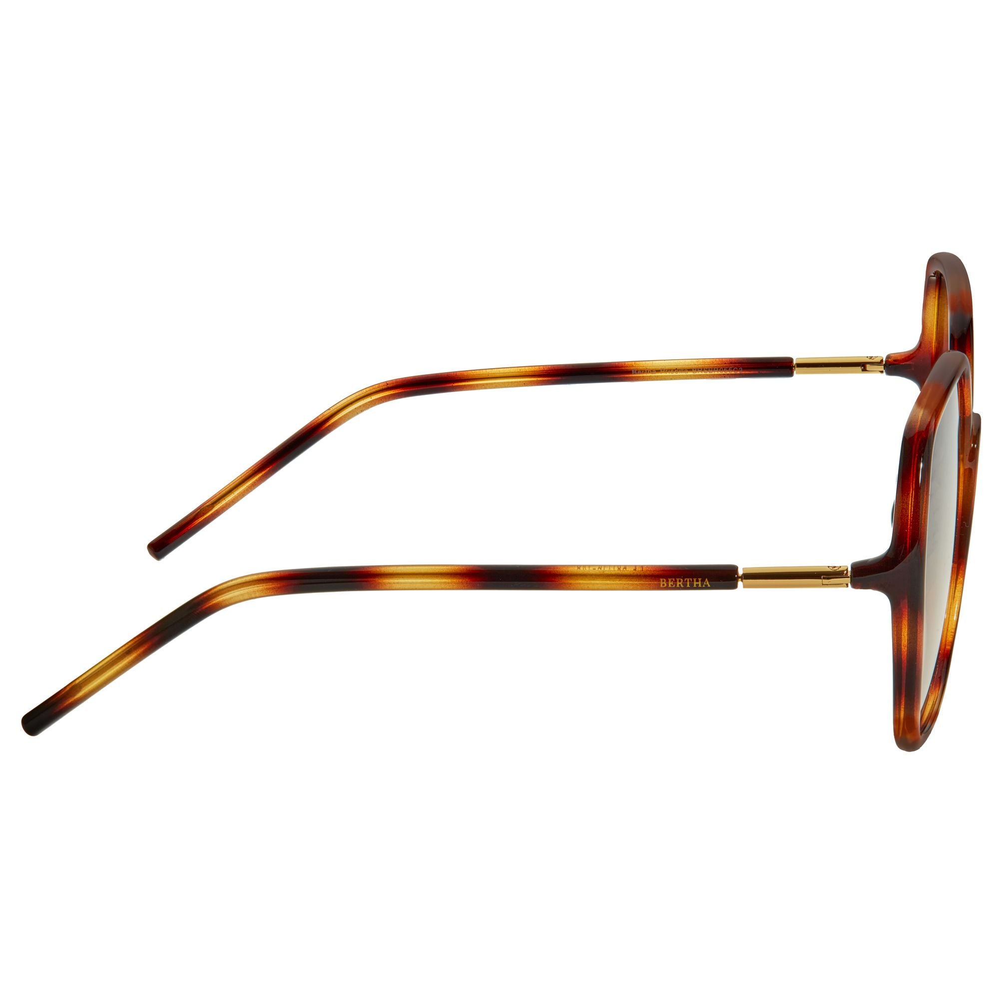 Bertha Priscilla Polarized Sunglasses - Tortoise/Pink - BRSBR055C3