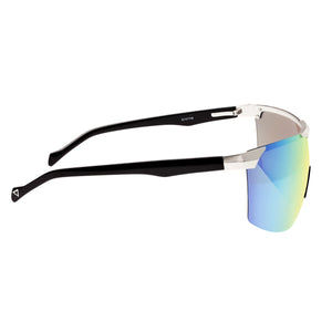 Sixty One Shore Polarized Sunglasses - Silver/Blue-Green - SIXS131YW