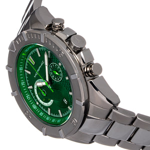 Morphic M94 Series Chronograph Bracelet Watch w/Date - Green - MPH9404