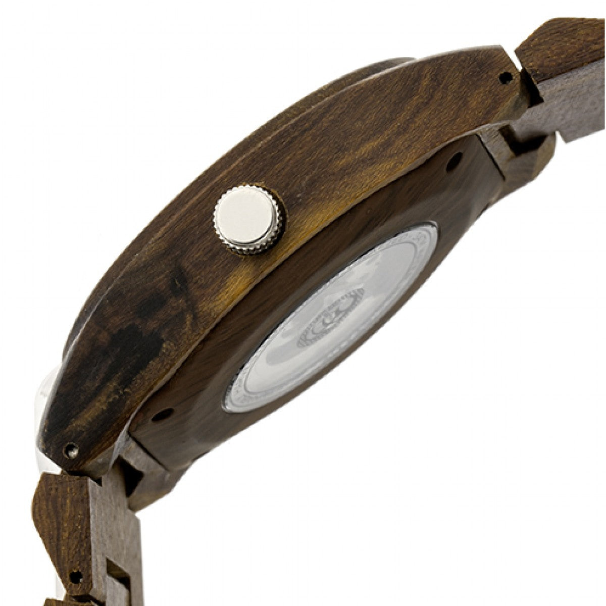 Earth Wood Gobi Automatic Skeleton Bracelet Watch - Olive - ETHEW4304