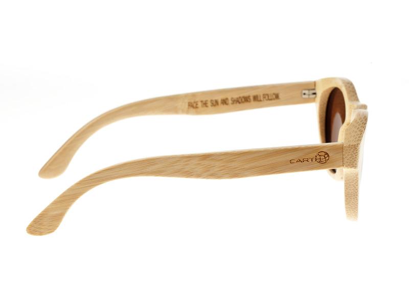 Earth Wood Cocoa Polarized Sunglasses - Khaki/Brown - ESG027B