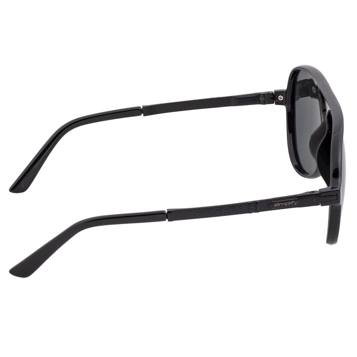 Simplify Spencer Polarized Sunglasses - Gloss Black/Black - SSU120-BK