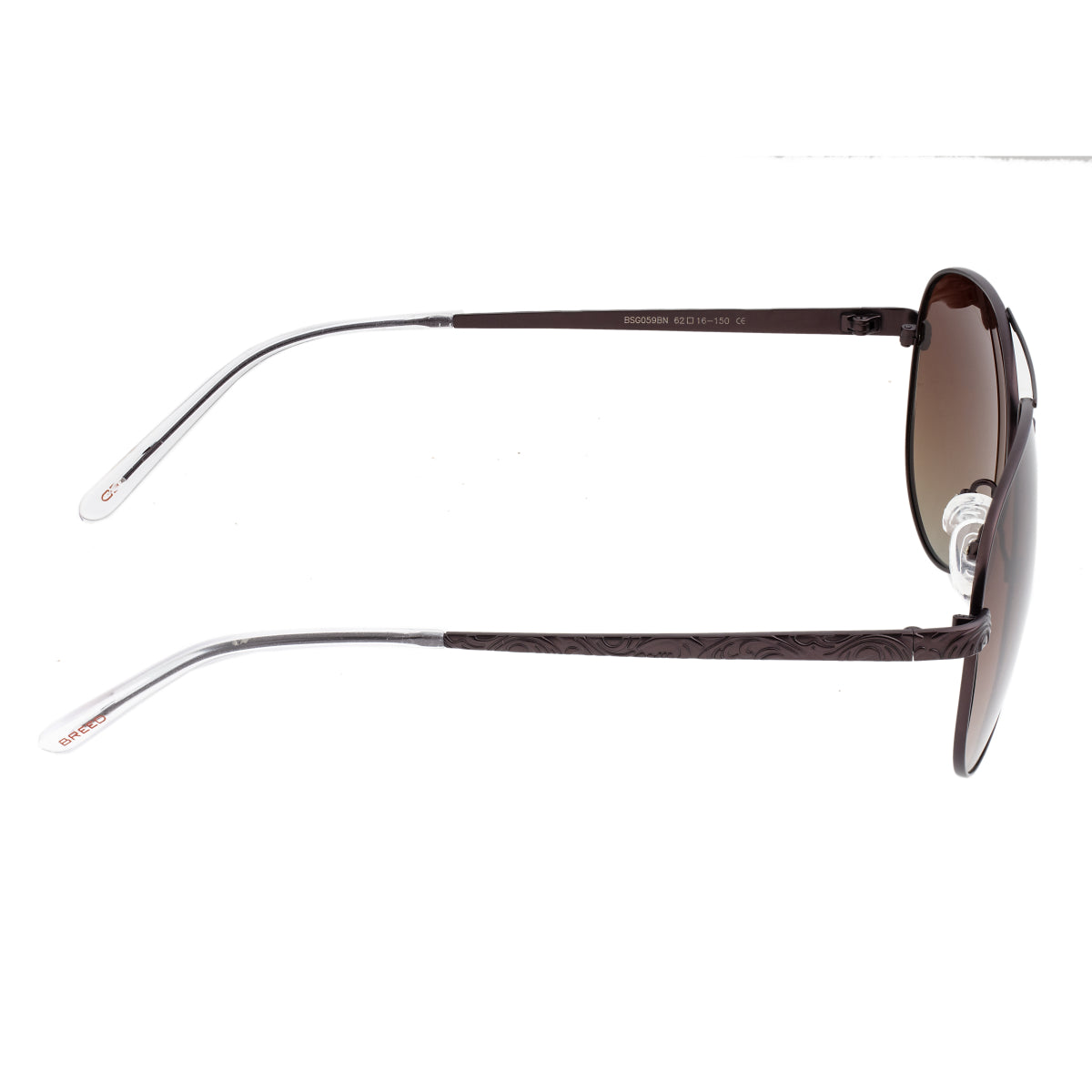 Breed Void Titanium Polarized Sunglasses - Brown/Brown - BSG059BN