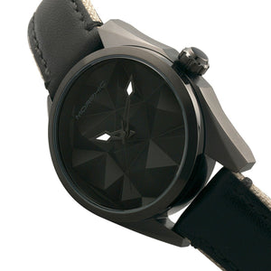 Morphic M59 Series Leather-Overlaid Canvas-Band Watch - Black - MPH5905