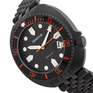 Heritor Automatic Morrison Special Edition Bracelet Watch w/Date - Black - HERHR7615