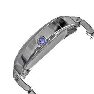 Bertha Anastasia Ladies Bracelet Watch w/Date - Silver/Black - BTHBR1302