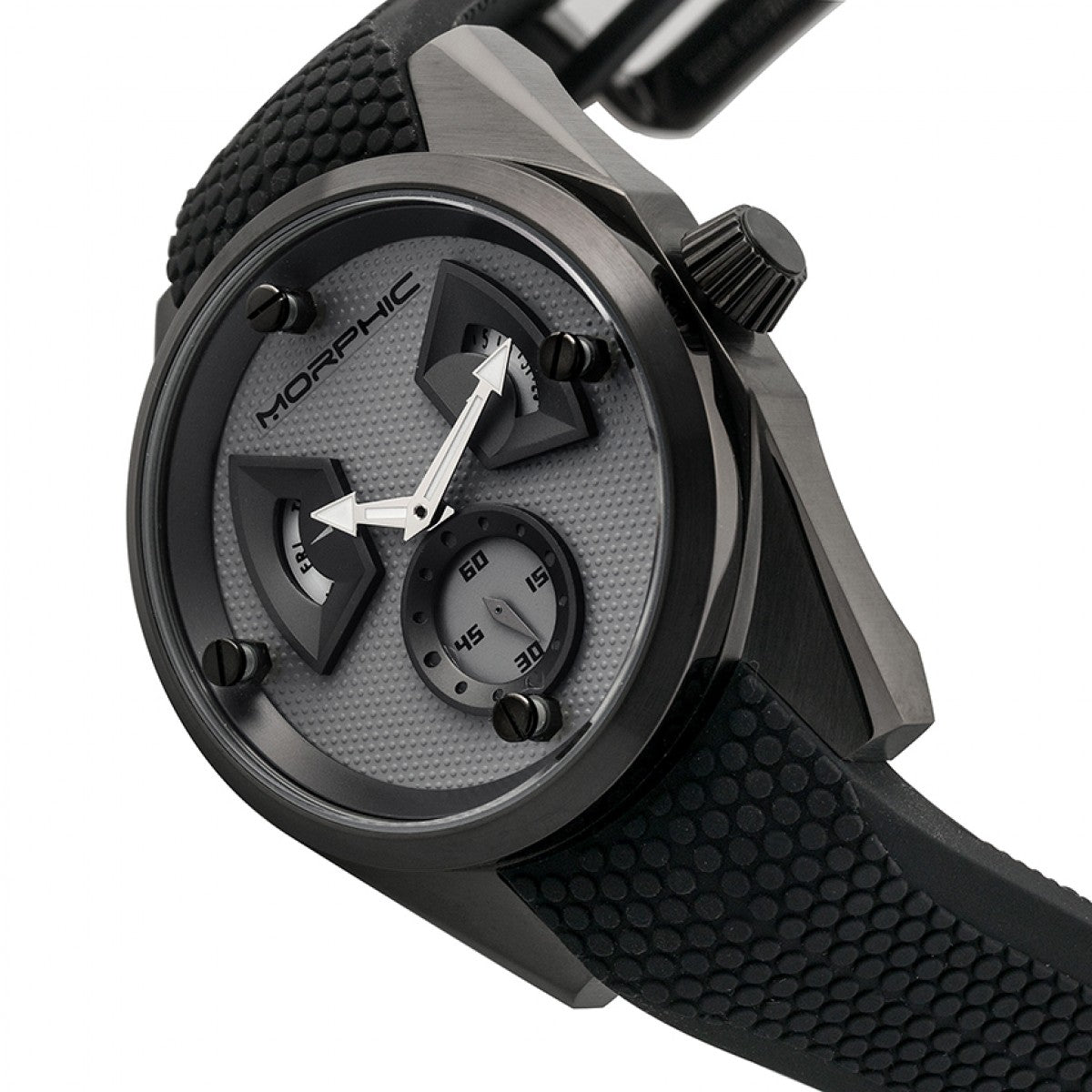 Morphic M34 Series Men's Watch w/ Day/Date - Black/Grey - MPH3403
