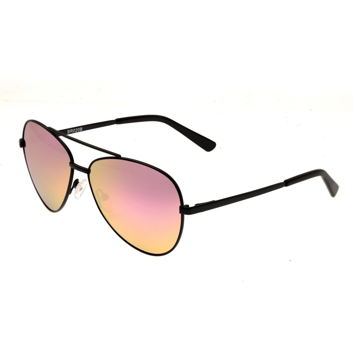 Bertha Bianca Polarized Sunglasses - Black/Pink - BRSBR020B