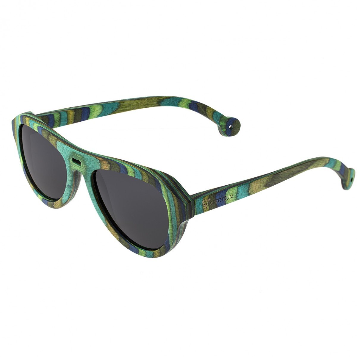 Spectrum Lopez Wood Polarized Sunglasses