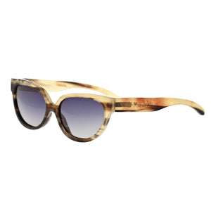 Bertha Taylor Buffalo-Horn Polarized Sunglasses - Honey/Black - BRSBR001MC