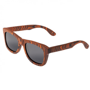 Spectrum Peralta Wood Polarized Sunglasses - Orange/Black - SSGS103BK
