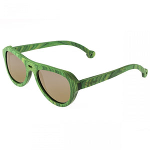 Spectrum Morrison Wood Polarized Sunglasses - Green/Gold - SSGS108GD