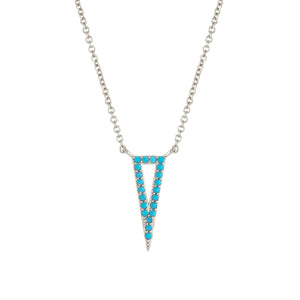 Elegant Confetti Venice Women's 18k Gold Plated Triangle Fashion Necklace
