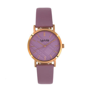 Sophie and Freda Budapest Leather-Band Watch