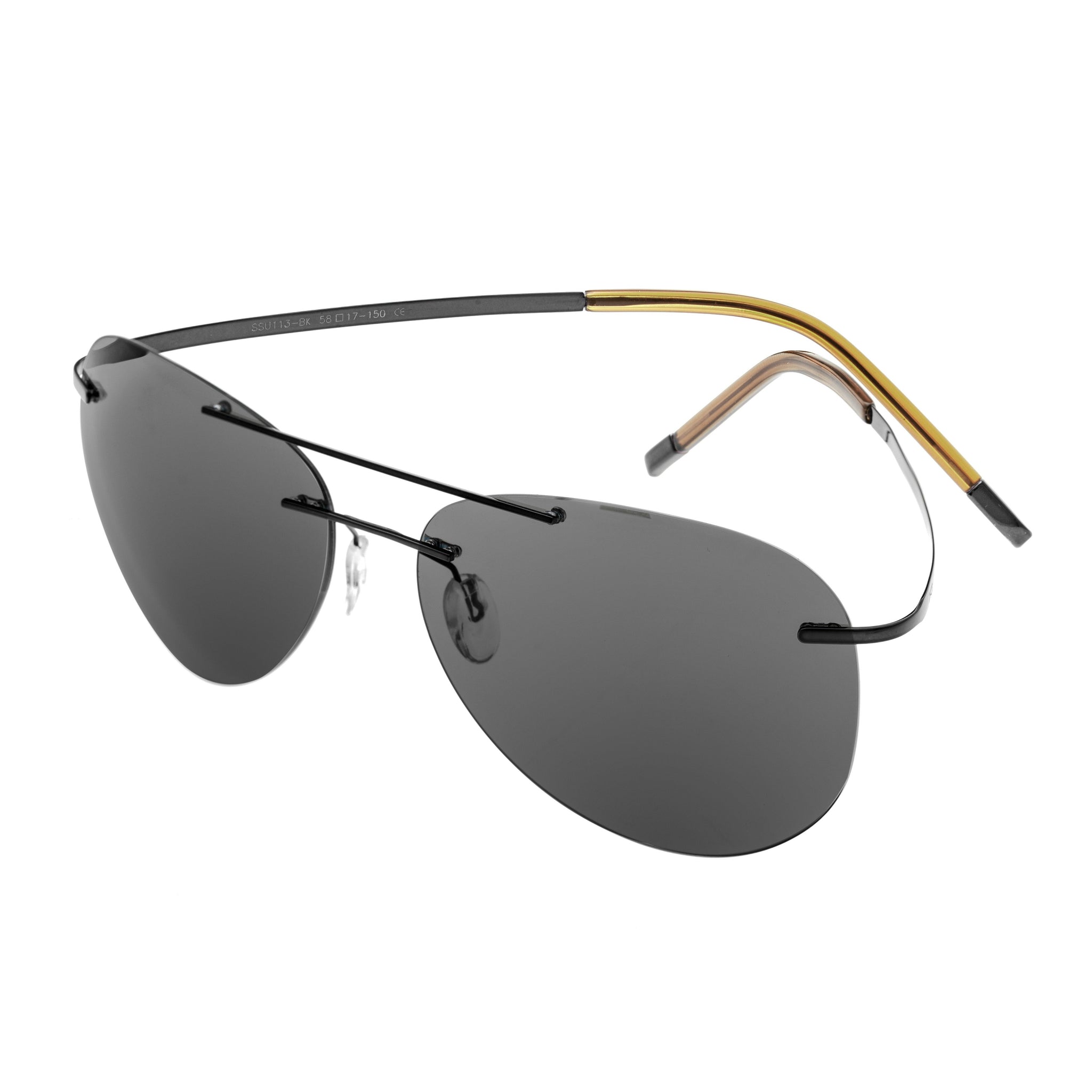 Simplify Sullivan Polarized Sunglasses - Black/Black - SSU113-BK