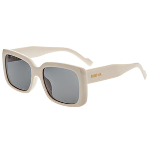 Bertha Wendy Polarized Sunglasses - Cream/Black - BRSBR052C4