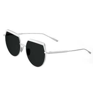 Bertha Callie Polarized Sunglasses - White/Black - BRSBR032GN