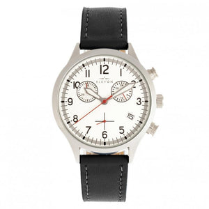 Elevon Antoine Chronograph Leather-Band Watch w/Date