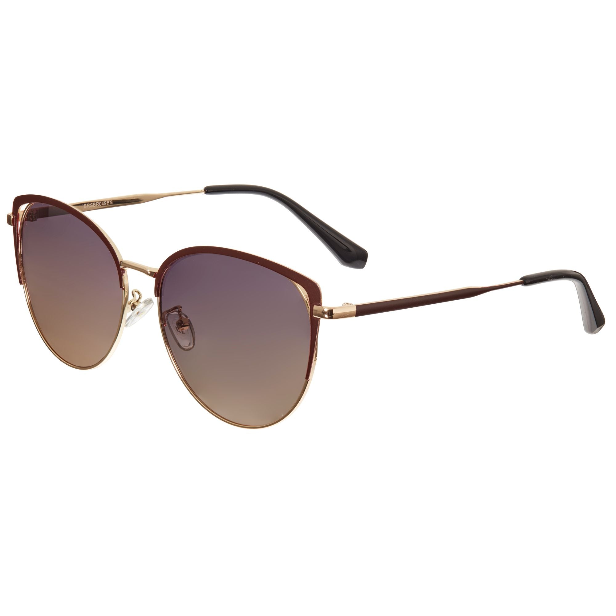 Bertha Darby Polarized Sunglasses - Gold/Brown - BRSBR049BN