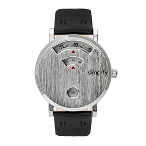 Simplify The 7000 Leather-Band Watch