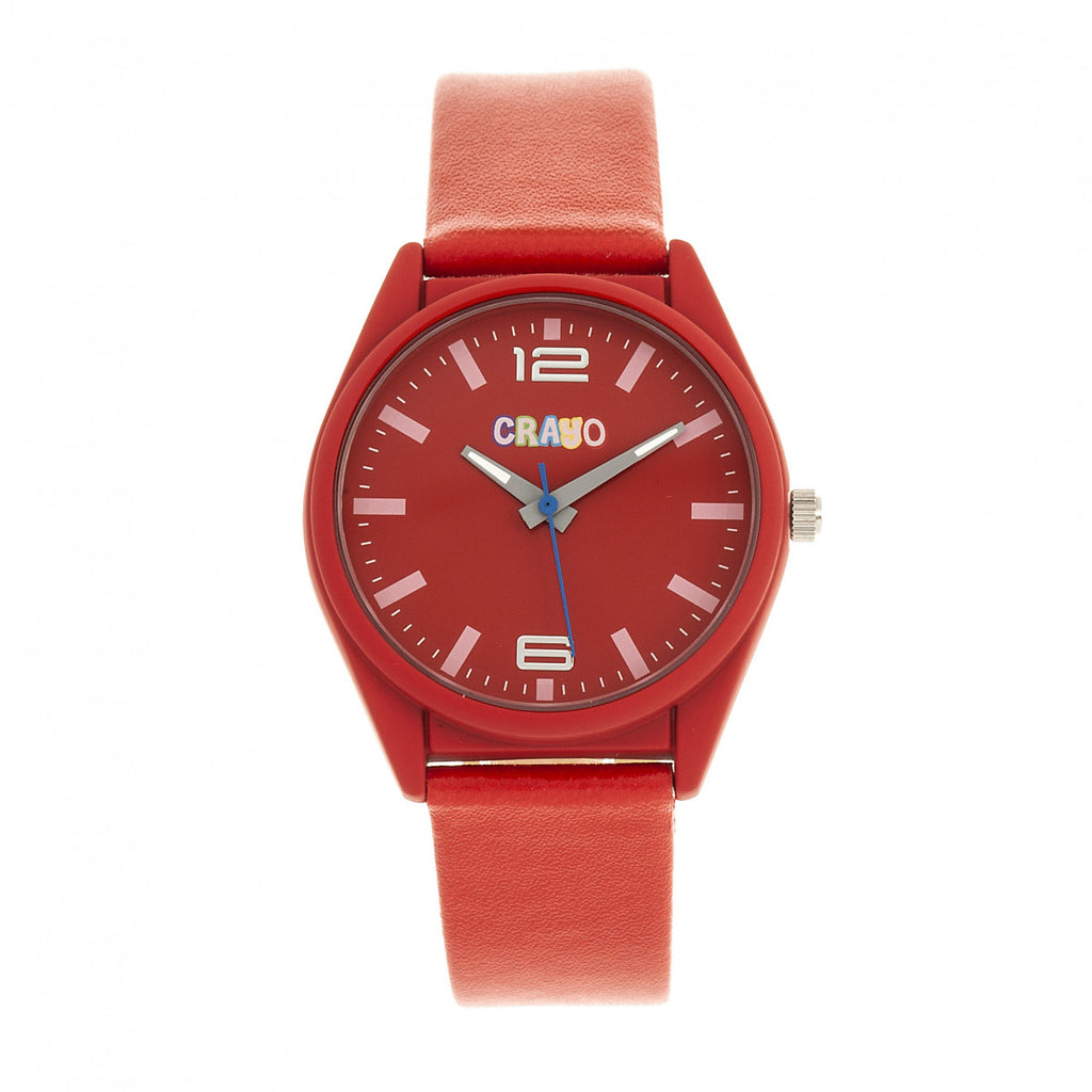 Crayo Dynamic Unisex Watch - Red - CRACR4803