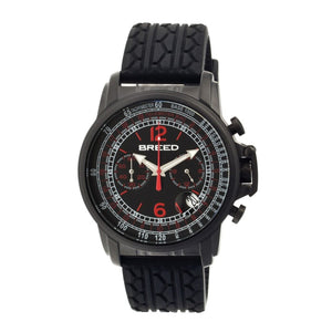 Breed Nash Chronograph Men's Watch w/ Date  -  Black - BRD5403