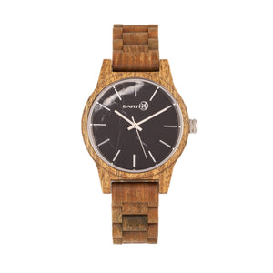 Earth Wood Tuckahoe Marble-Dial Bracelet Watch