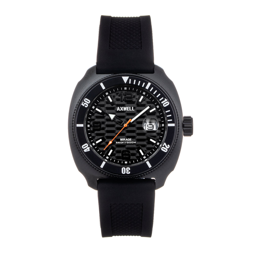Axwell Mirage Strap Watch w/Date - Black - AXWAW111-6